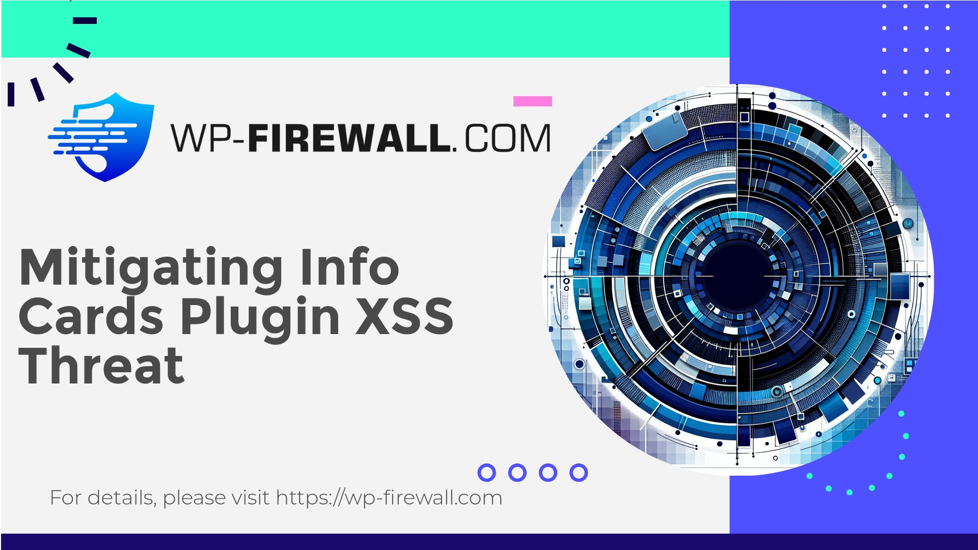 Info Cards Plugin Vulnerability