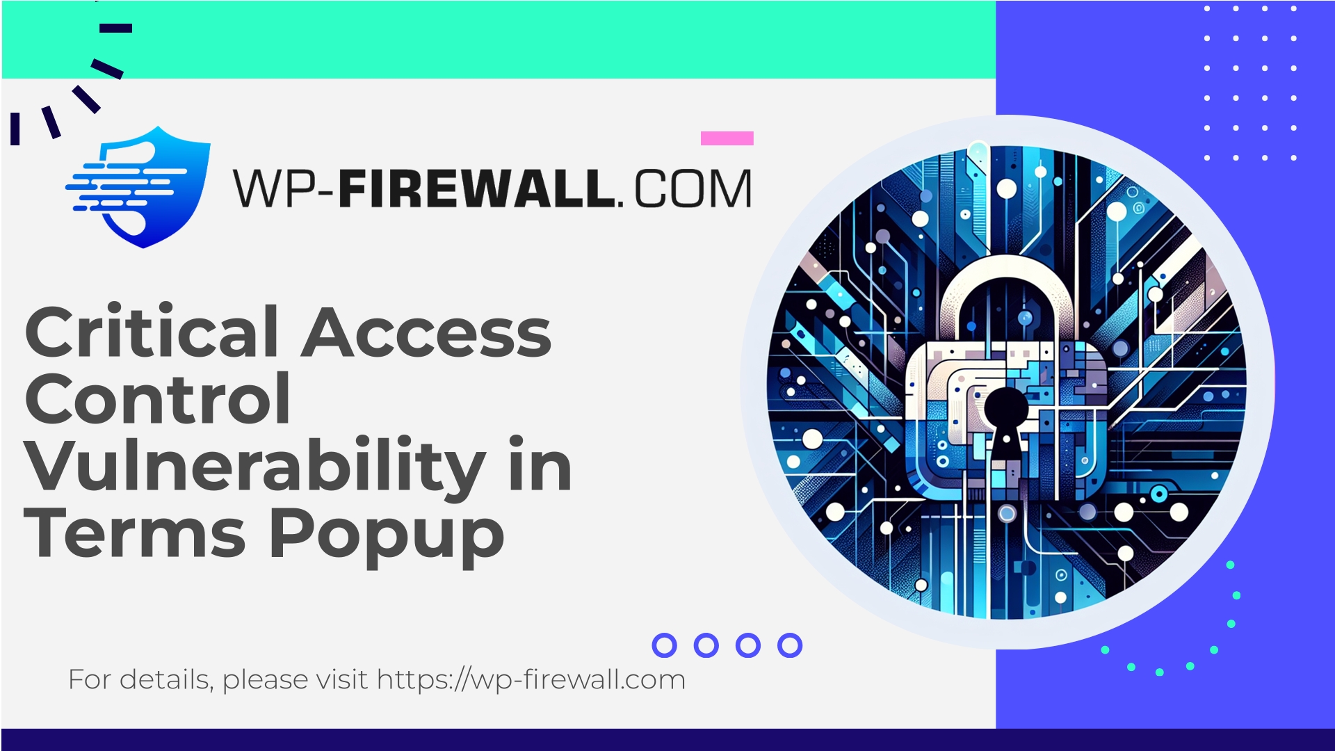 WP Terms Popup CVE-2026-32495 Vulnerability