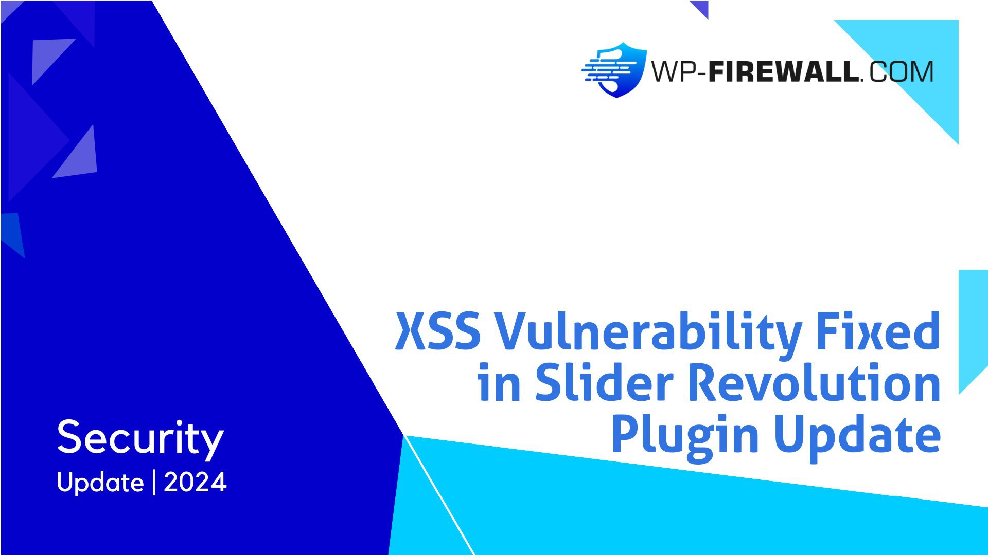 XSS Vulnerability Fixed in Slider Revolution Plugin Update cover