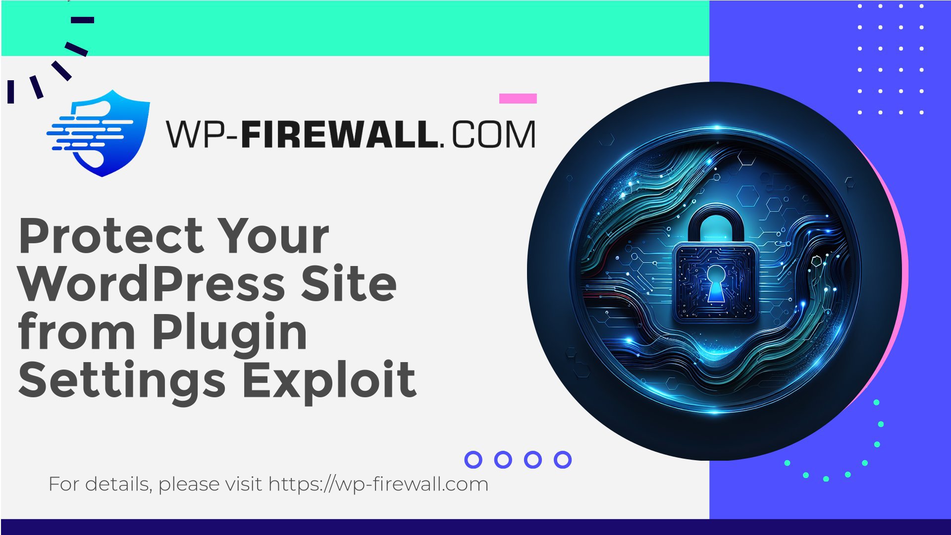 [CVE-2025-3953] WP Statistics - Protect Your WordPress Site from Plugin Settings Exploit cover