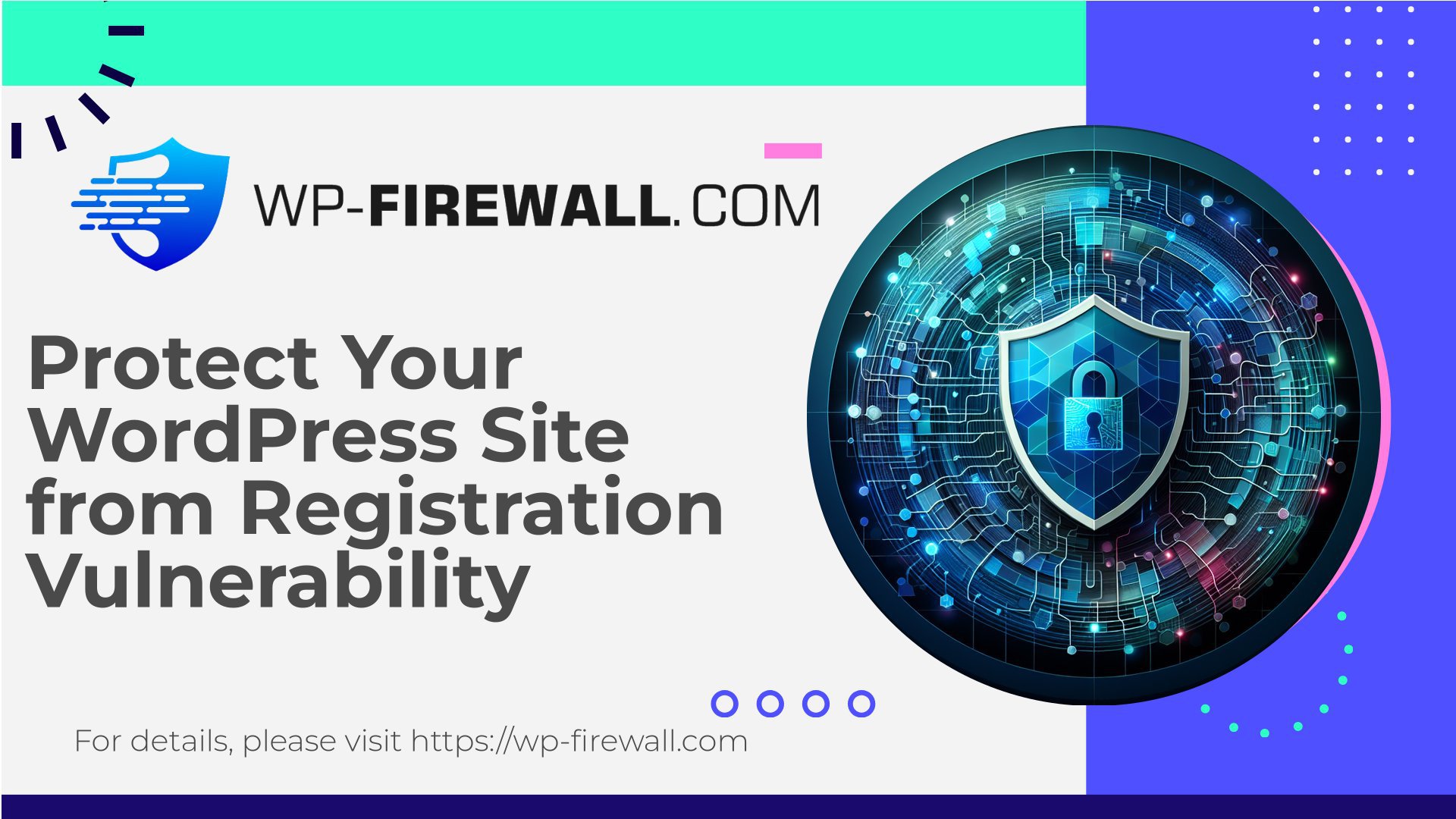 CVE-2025-3609[Reales WP STPT] Protect Your WordPress Site from Registration Vulnerability cover