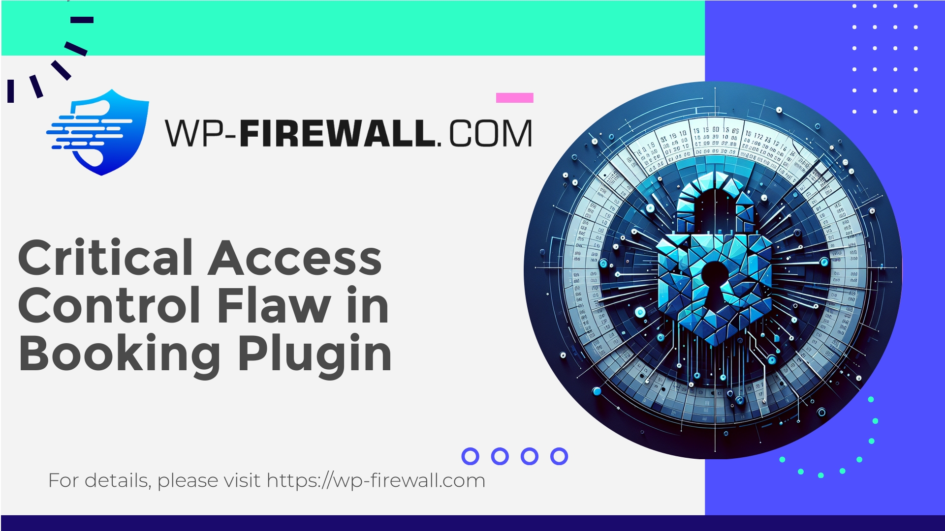 Appointment Booking Calendar Vulnerability